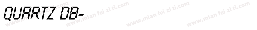 Quartz DB字体转换